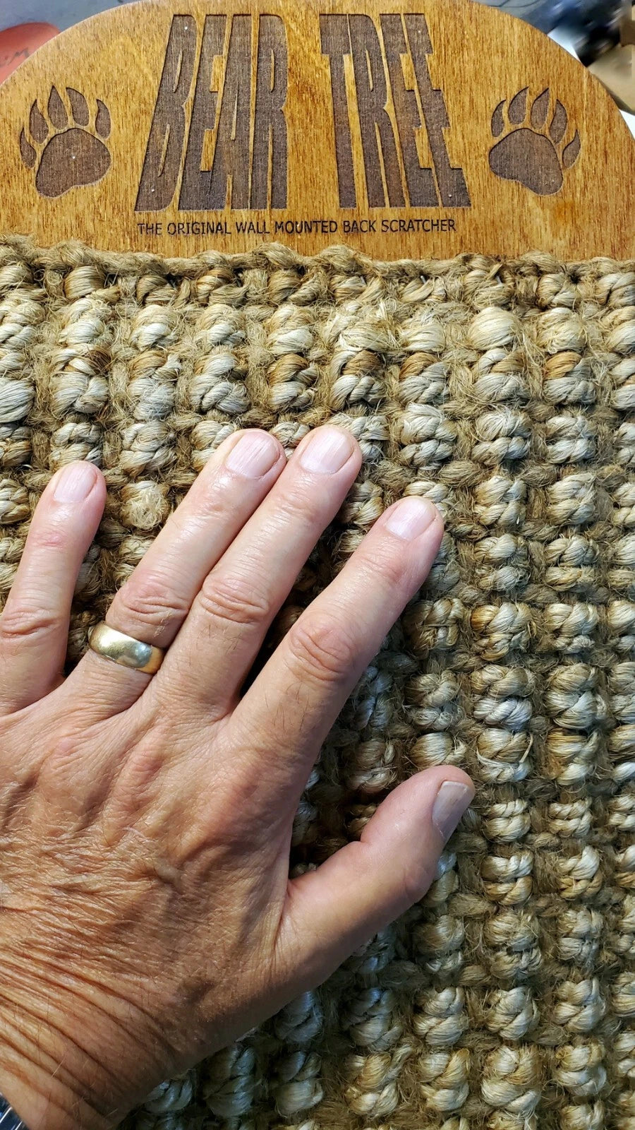 Wall Mounted Back Scratcher, Man Cave Decor, Back Massager, Backscratcher