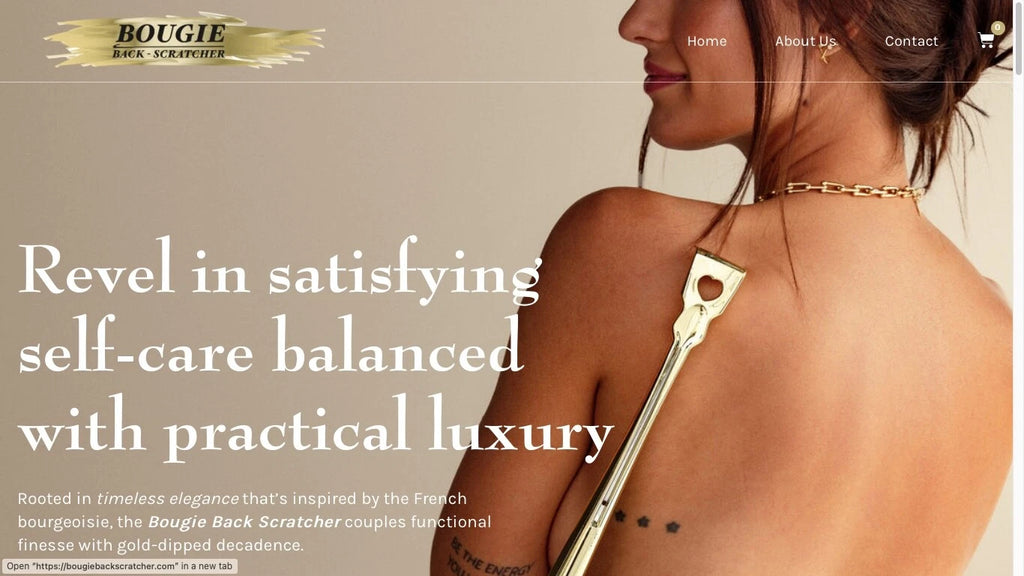 BACK SCRATCHER GOLD DIPPED 17.5"  BRAND NEW!