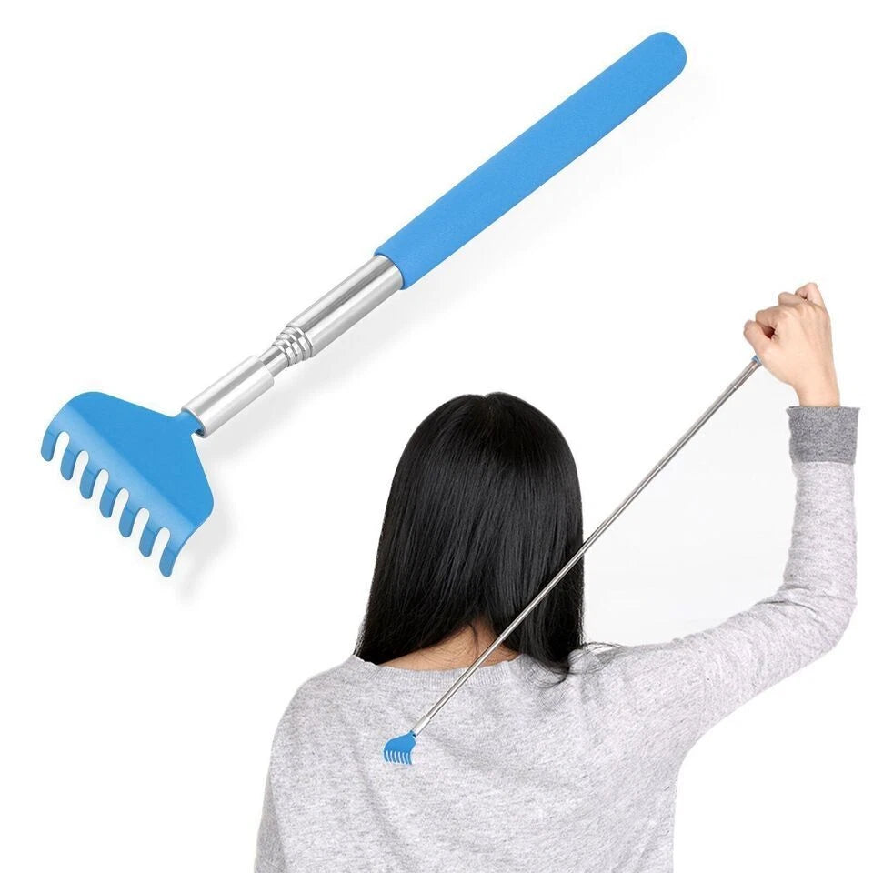 BEAR CLAW / RAKE BACK SCRATCHER Metal Extending Massager Telescopic Portable UK