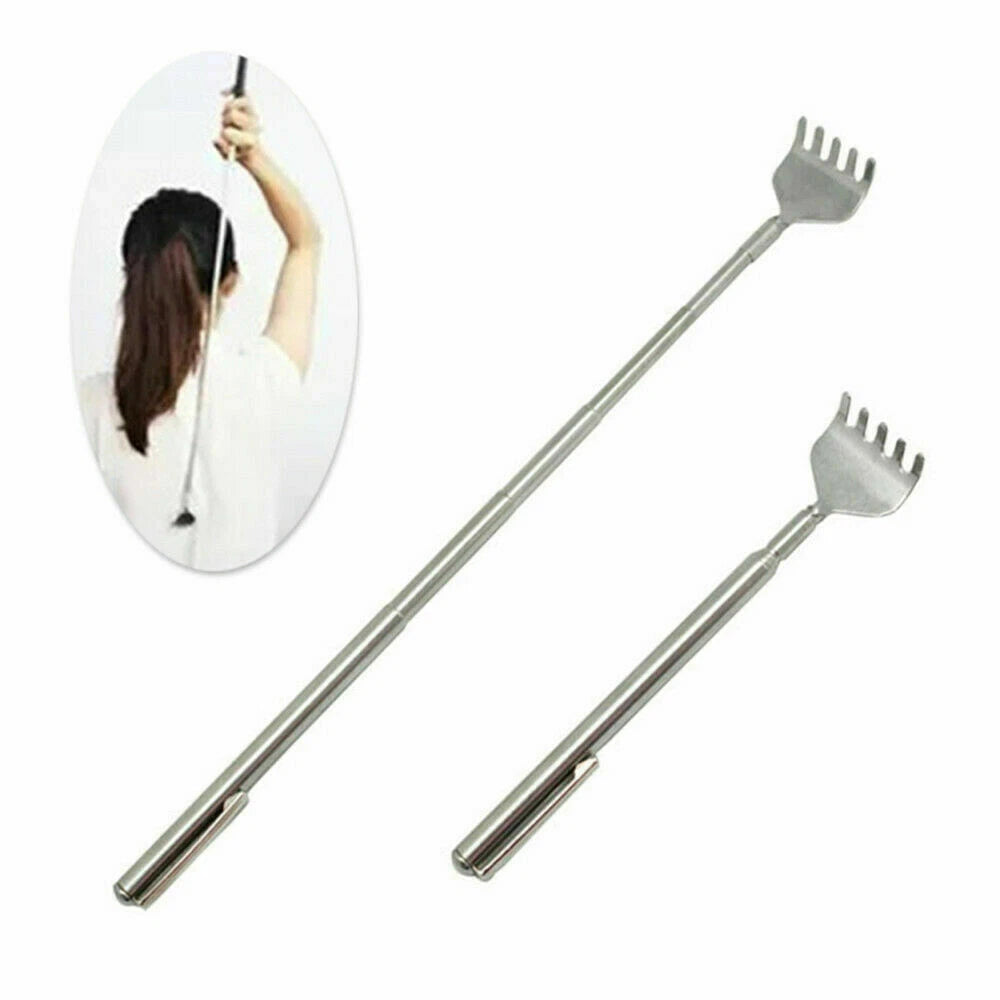 Back scraper, telescopic, extendable, itching aid, extension tools-
