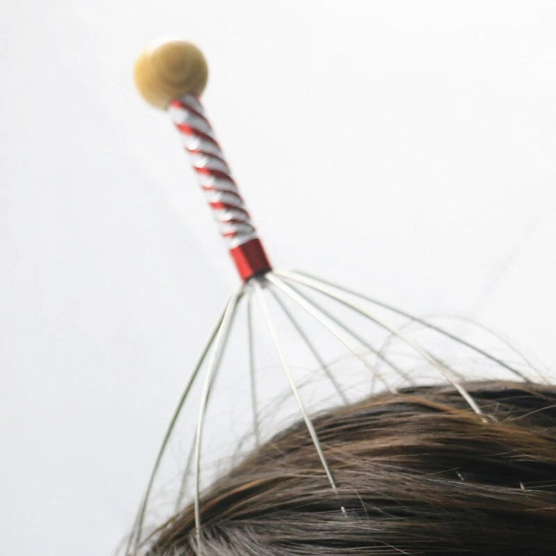 Head Scratching Massage Claws - Octopus Head Massager - Scalp Scratcher