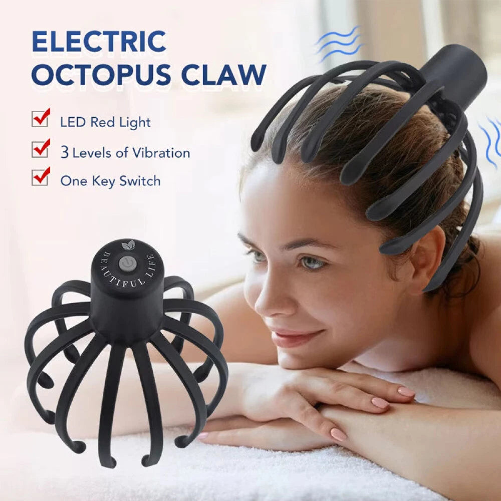 Octopus Claw Scalp Massager, Hair Scalp Scratcher Head Massager for Stress Relax