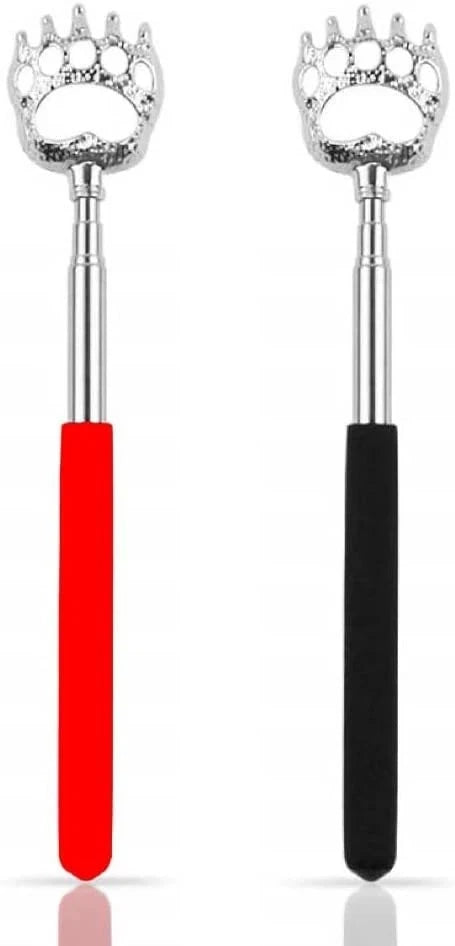 2PCS Back Scratchers, Bear Claw Shaped Extendable Metal Retractable Telescopic H