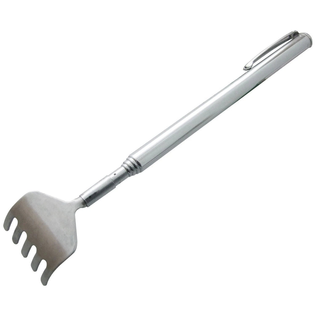 6 inch Stainless Steel Telescopic Back Scratcher Claw Massager for back