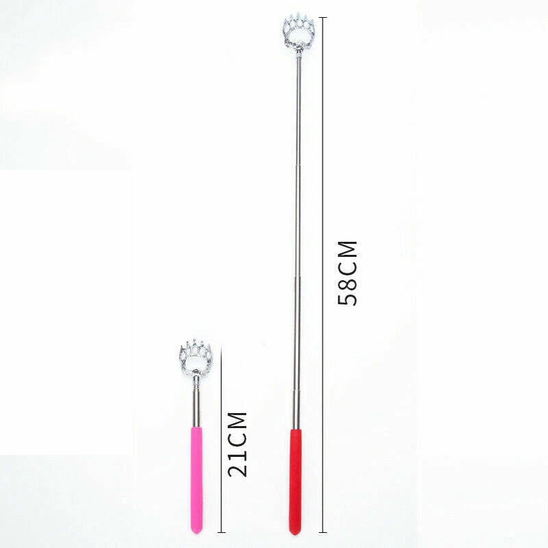 BEAR CLAW BACK SCRATCHER Metal Extending Extendable Massager Portable Telescopic