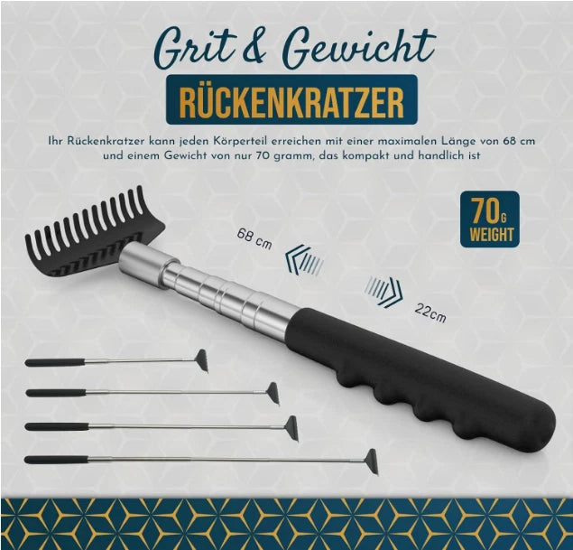 Raafi Large Robust Back Scratcher For Smooth Scratching Against Itching. Back