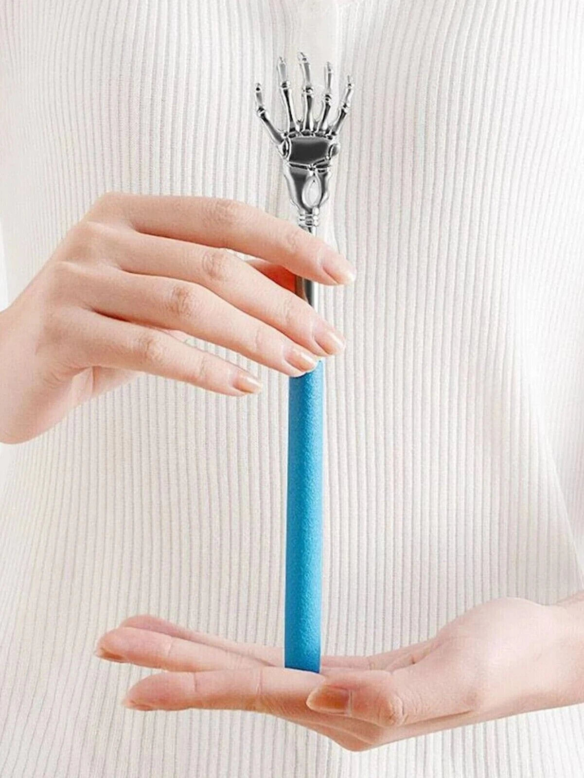 EAGLE CLAW/RAKE BACK SCRATCHER Metal Extending Massager NEW Telescopic Portable