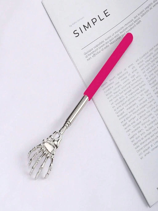 Extendable Back Scratcher Metal Telescopic Eagle Claw Portable Black Massager UK