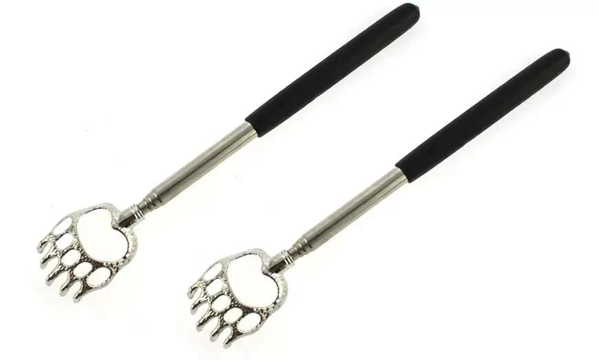 Telescopic BEAR CLAW BACK SCRATCHER Metal Extending Extendable Massager Portable