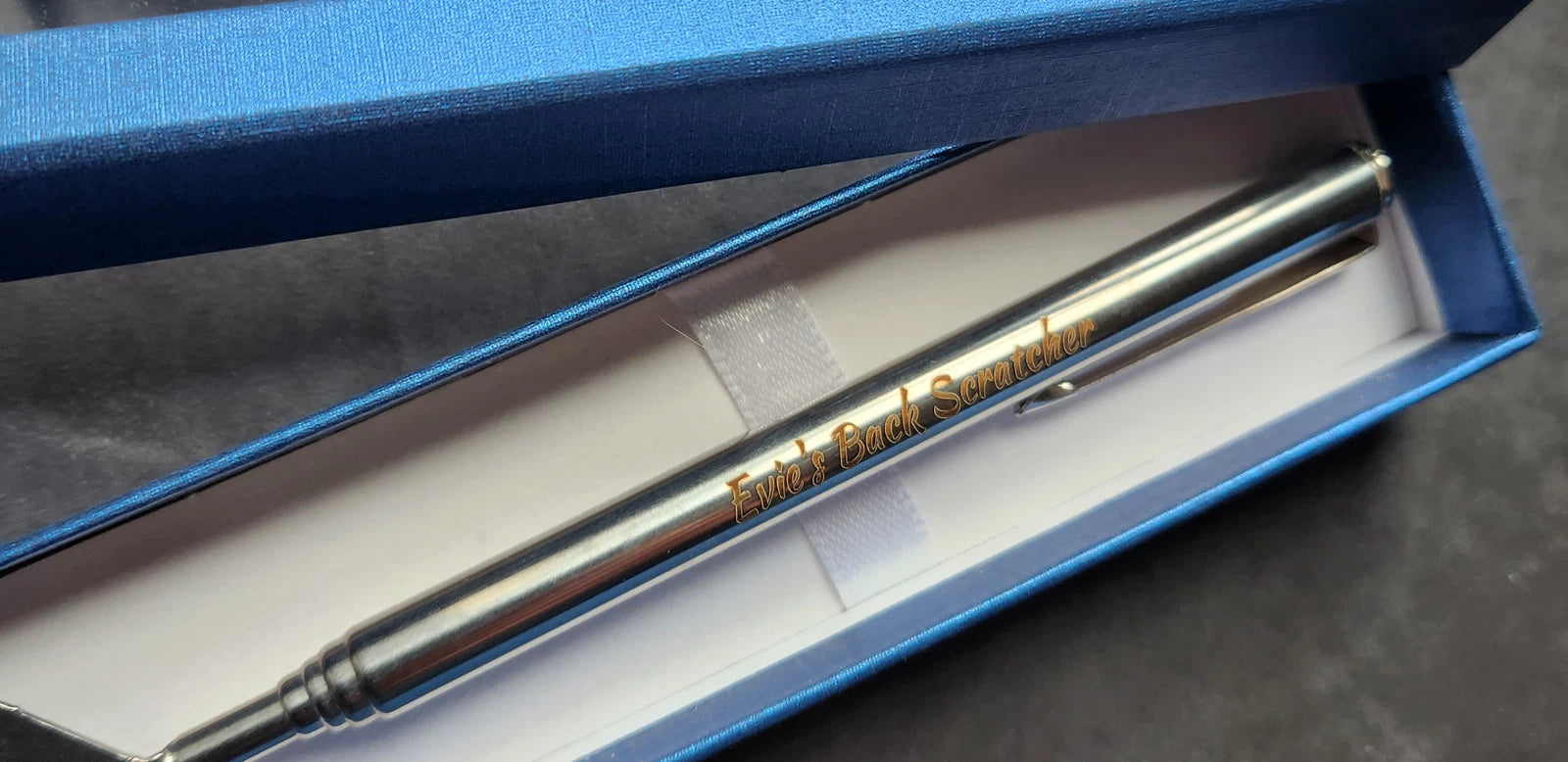 Personalised Custom Engraved Telescopic Back Scratcher - Personalized Gift