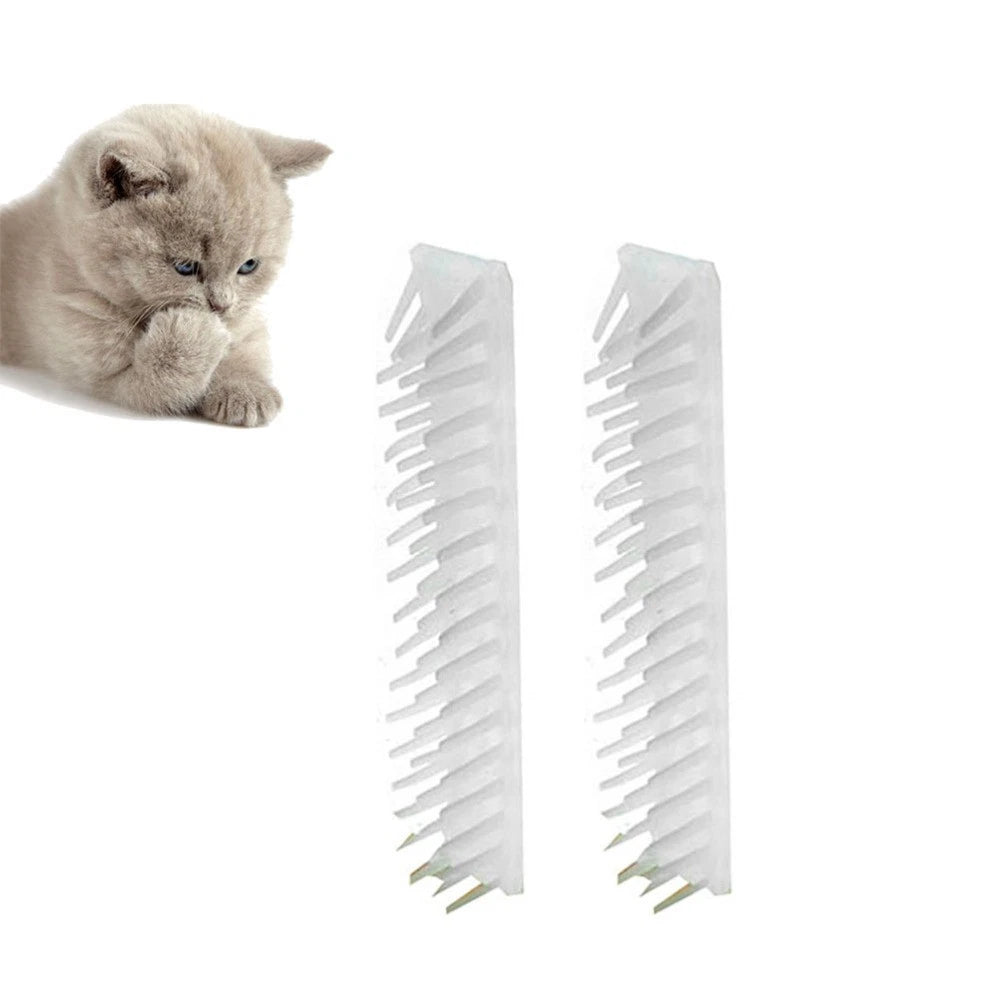 2 Pcs Cat Massager Cats Pet Grooming Brush Corner Hair Scratcher