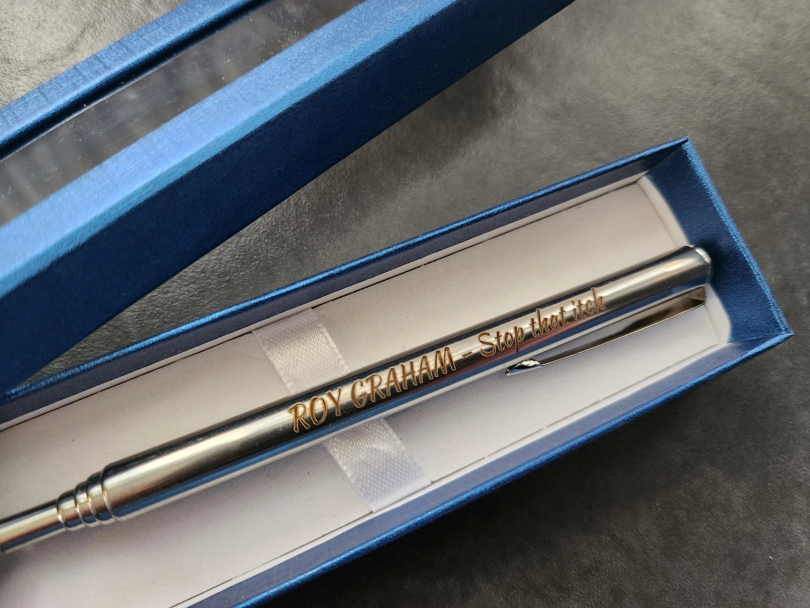 Personalised Custom Engraved Telescopic Back Scratcher - Personalized Gift