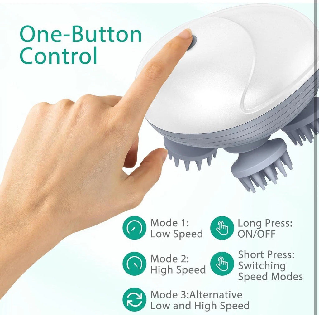 Electric Scalp Massager, Portable Head Massager