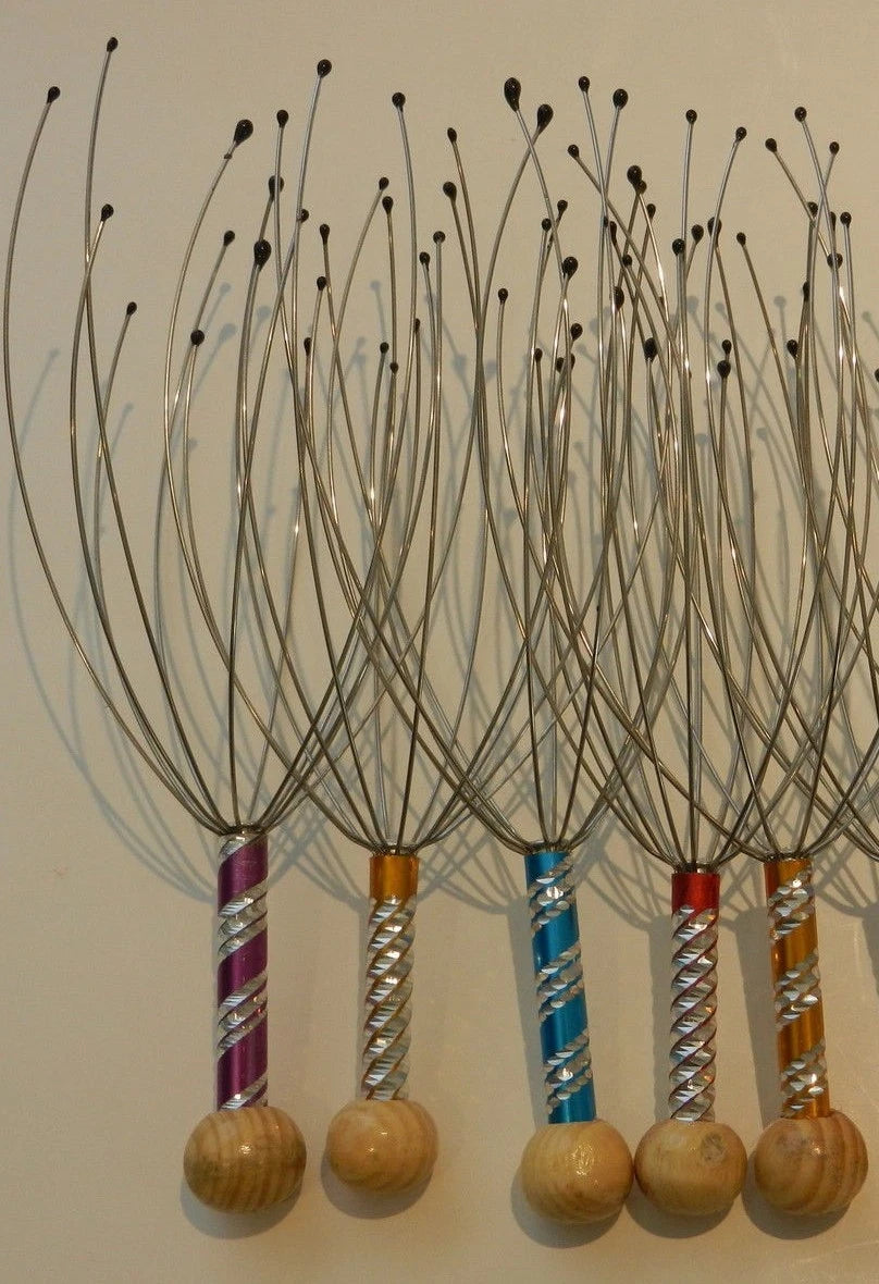 5 Scalp Head Neck Scratcher Massager Stress Releif Therapy Best Holiday Gift