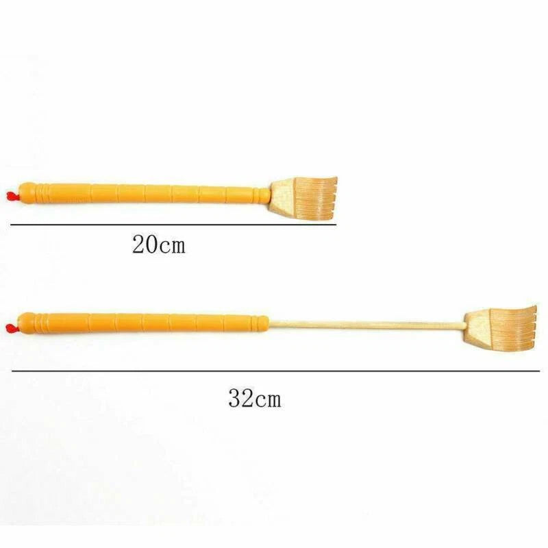 Extendable Telescopic Back Scratcher Metal Hand Claw Massager Pocket Clip AU