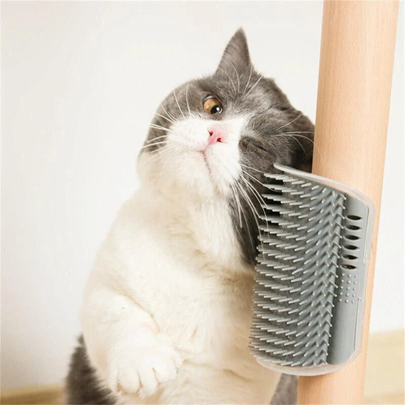 Cat Scratcher Massager for Cats Scratching Pets Brush Remove Hair Comb Grooming