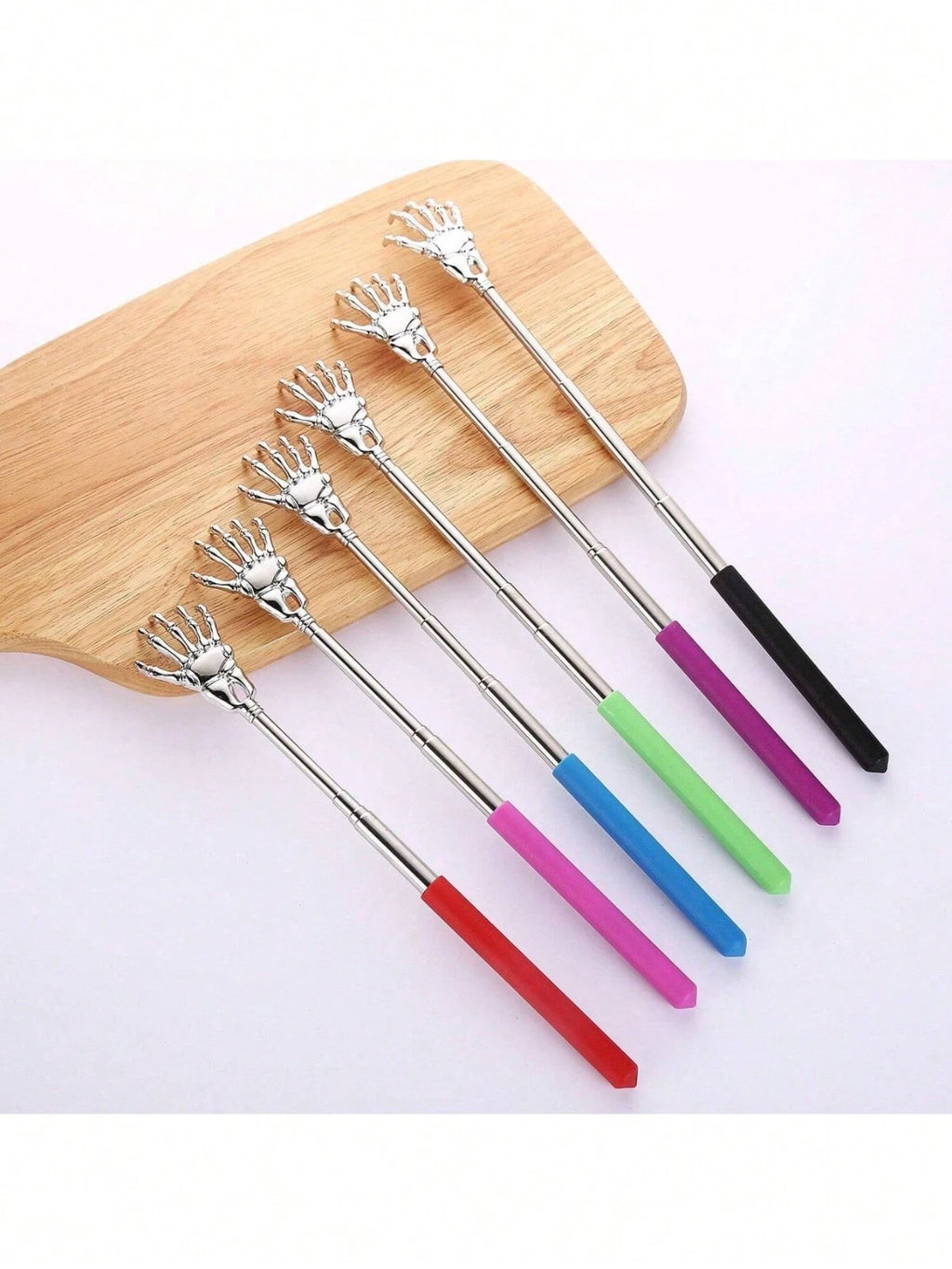 Extendable Back Scratcher Metal Telescopic Eagle Claw Portable Black Massager UK