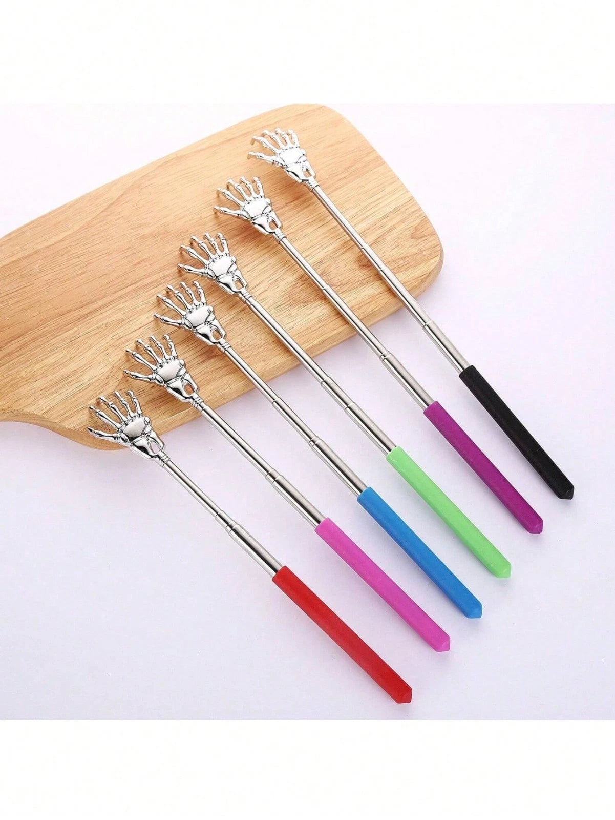 Extendable Back Scratcher Metal Telescopic Eagle Claw Portable Black Massager UK