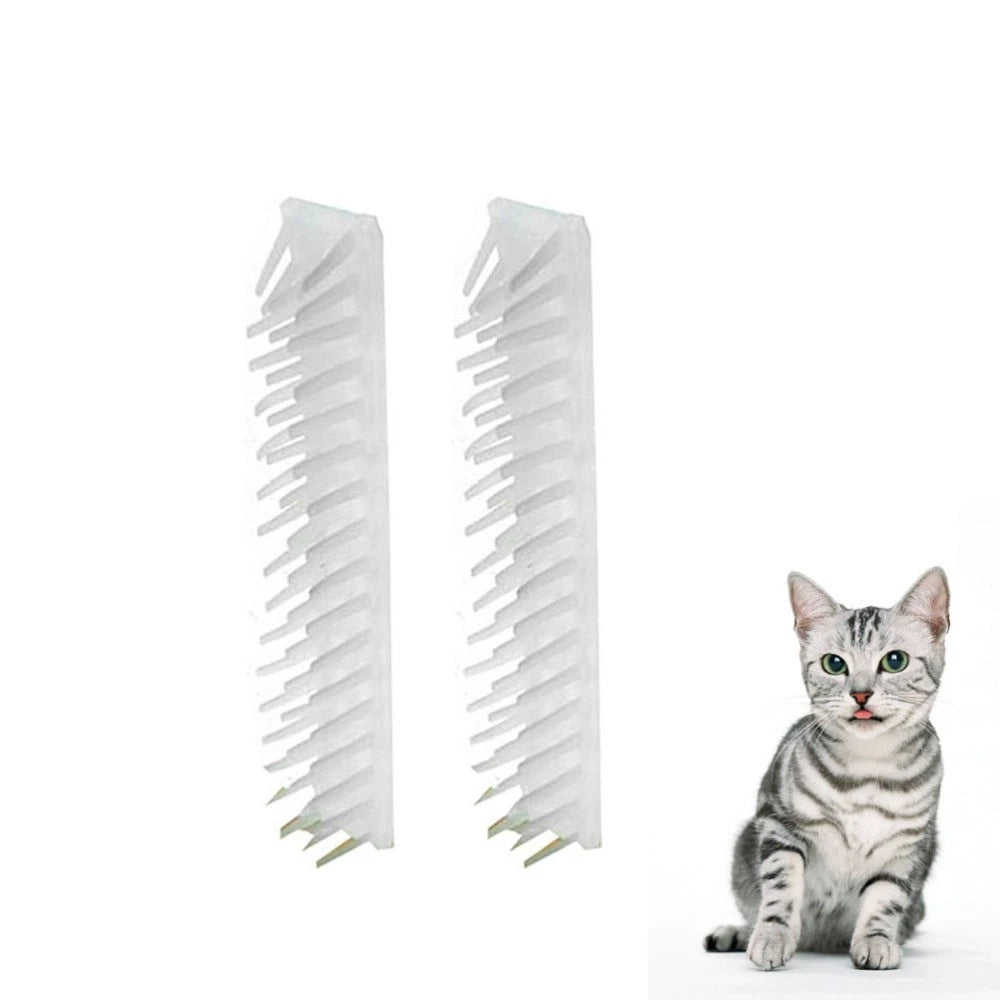 2 Pcs Cat Massager Corner Hair Scratcher Cats Pet Grooming Brush