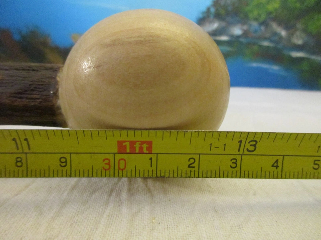 Natural Wooden Pressure Point Hook Cane Back & Neck Massager Scratcher 13" Long