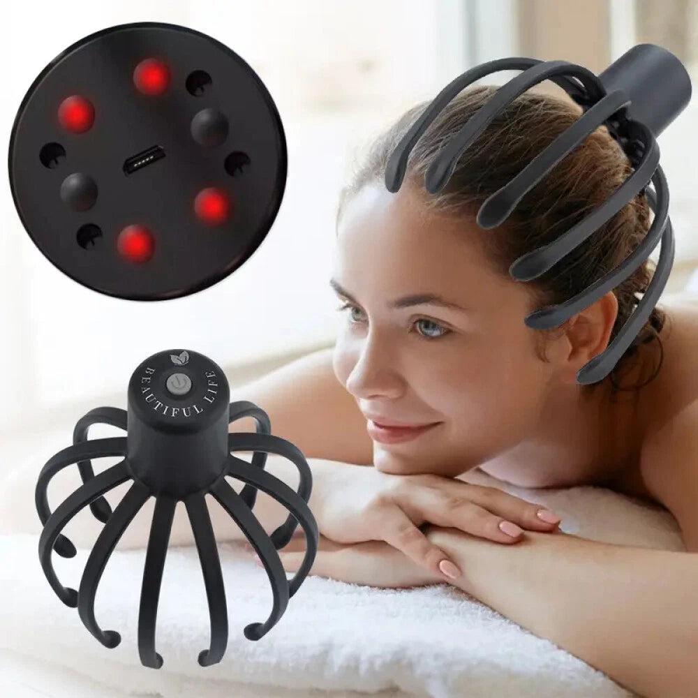 Octopus Claw Scalp Massager, Hair Scalp Scratcher Head Massager for Stress Relax
