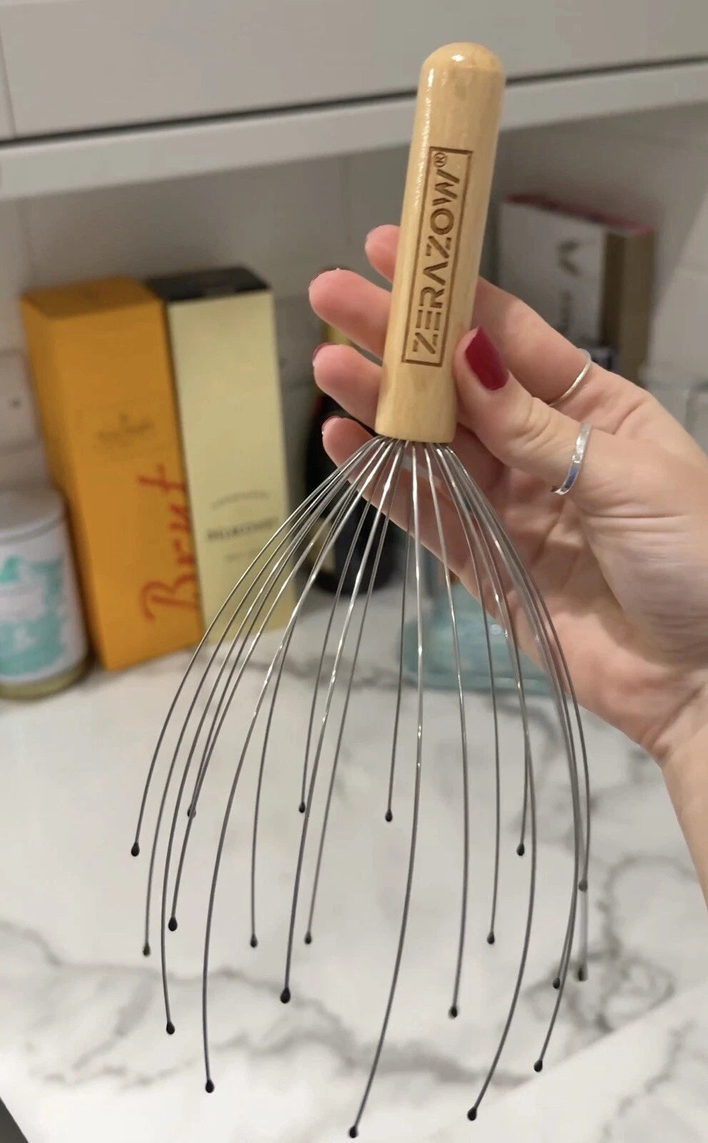 ZERAZOW® Telescoping Back Scratcher 9Pcs Set Includes | Backscratcher for Men