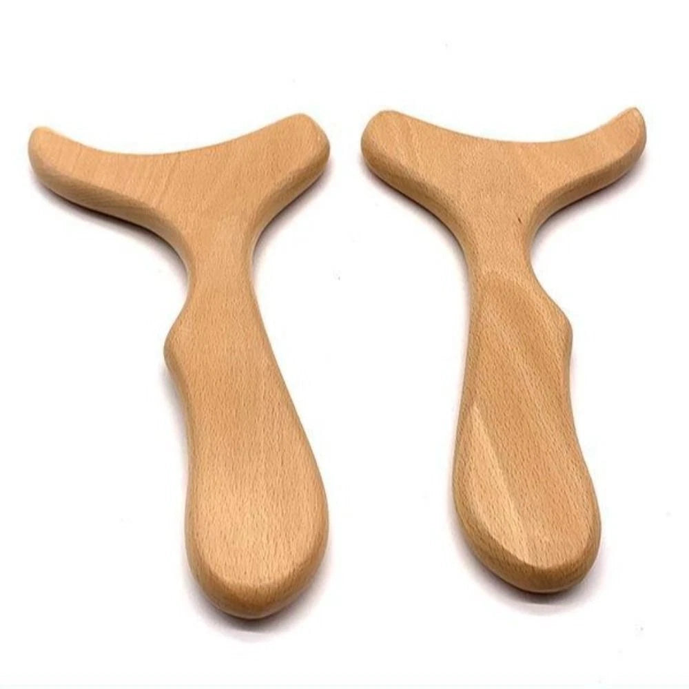 Professional Gua Sha Board Wood Meridian Massager Body Scraper  For Full Body