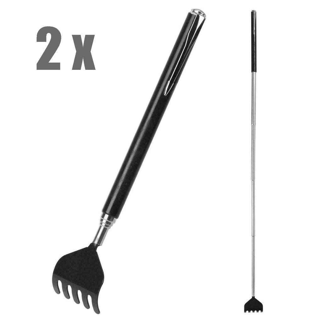 2 x Massage Tool Handy Extendable Back Scratcher Handy Pen Style Pocket 51cm