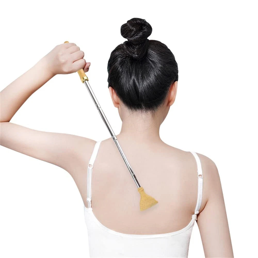 Portable Extendable Bamboo Back Scratcher Telescopic Body Itch Scratcher