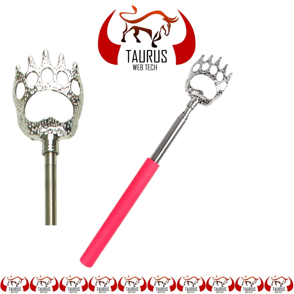 BEAR CLAW BACK SCRATCHER Metal Extending Extendable Massager Portable Telescopic