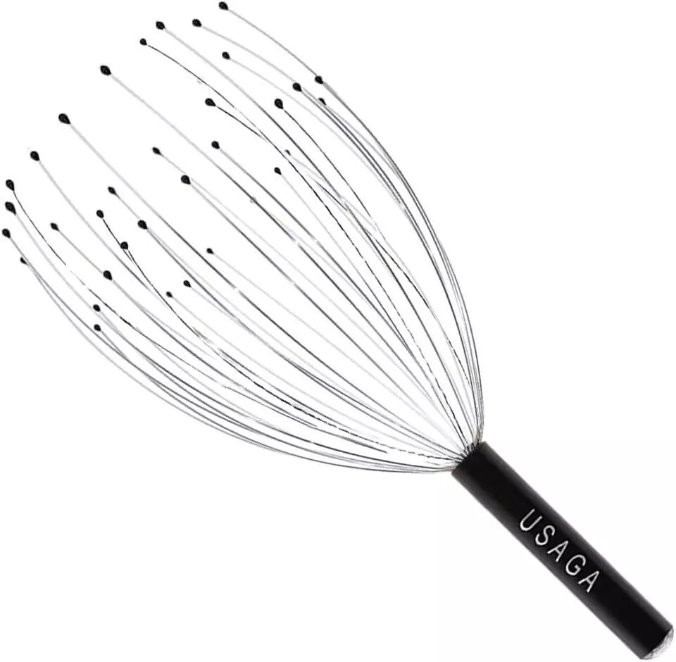 USAGA 36 Fingers Head Massager Scalp Massager Head Scratcher for Head Body Relax