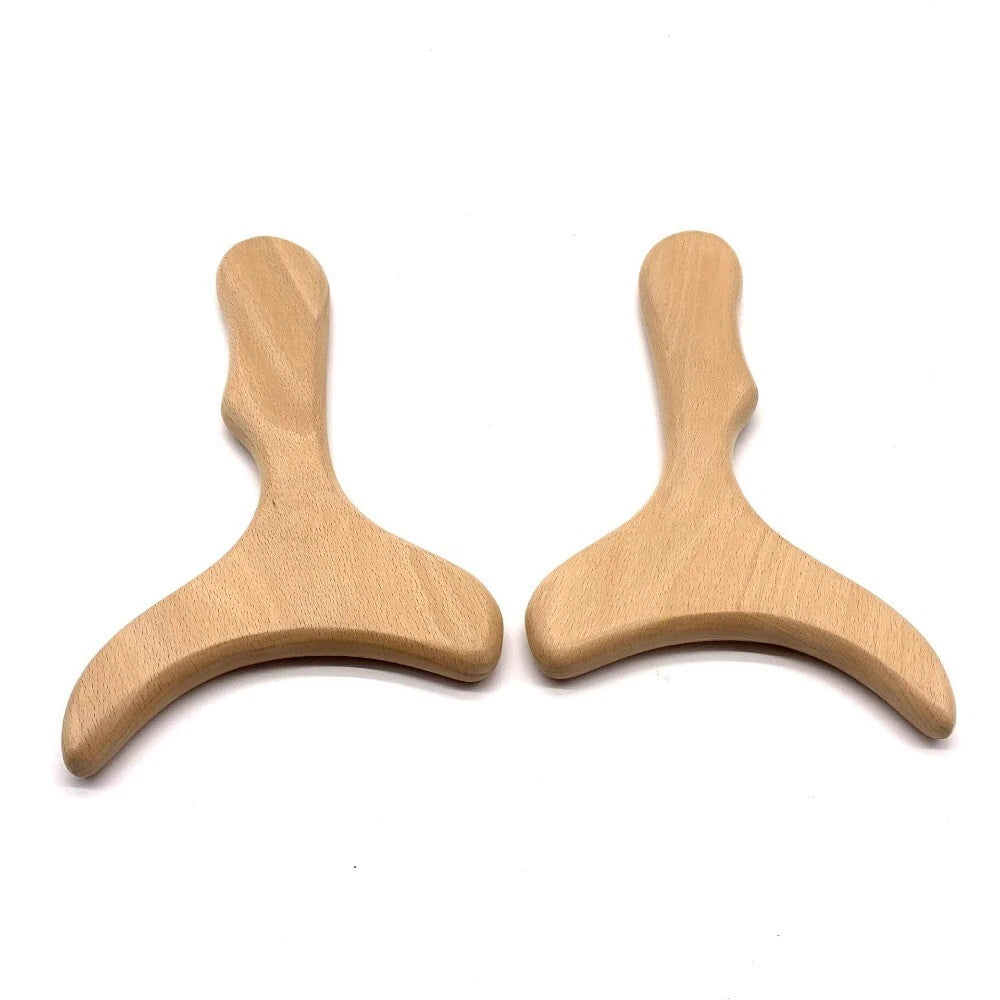 Professional Gua Sha Board Wood Meridian Massager Body Scraper  For Full Body