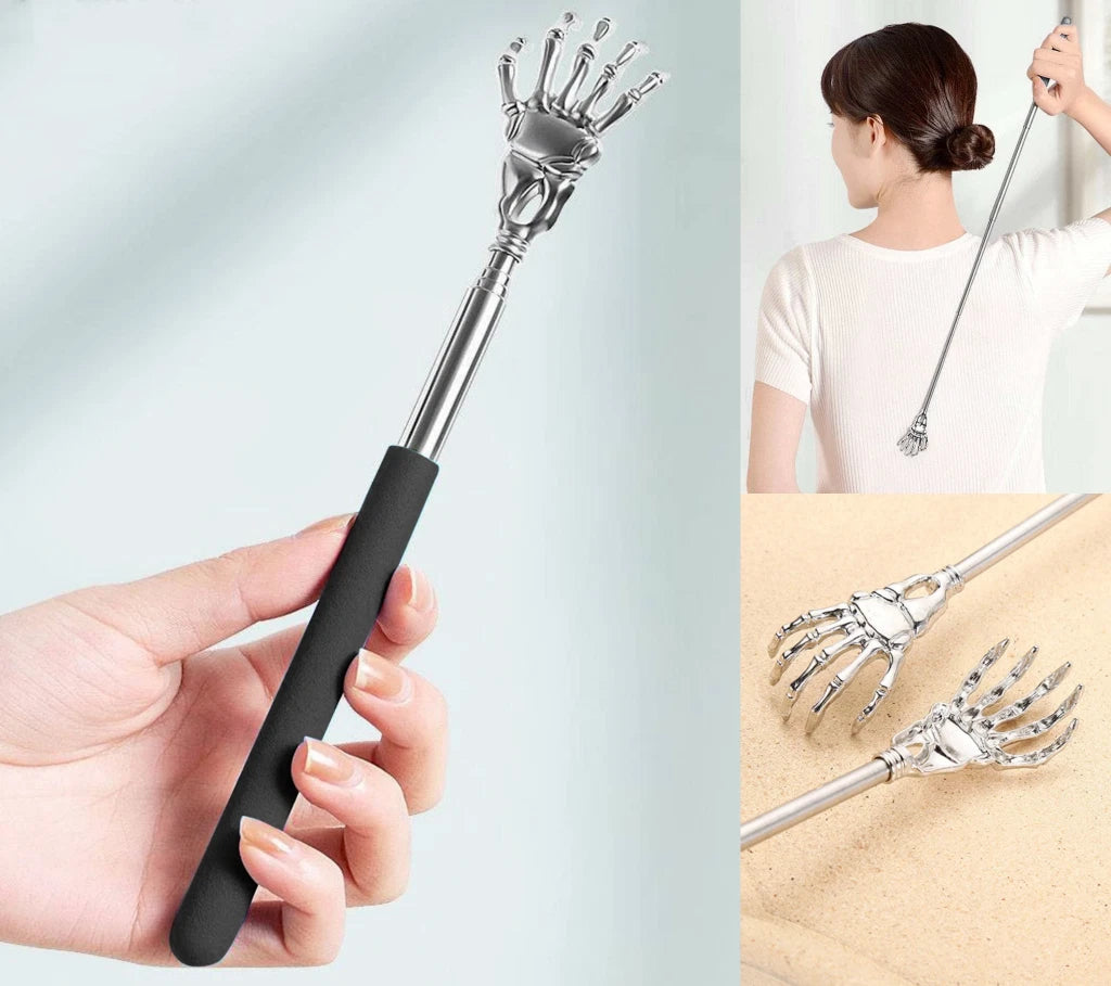 BEAR CLAW BACK SCRATCHER Metal Extending Extendable Massager Telescopic Portable