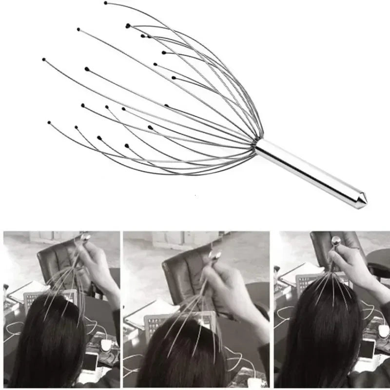 Octopus Scalp Massager – Relaxing Head Scratcher for Stress Relief & Hair Health