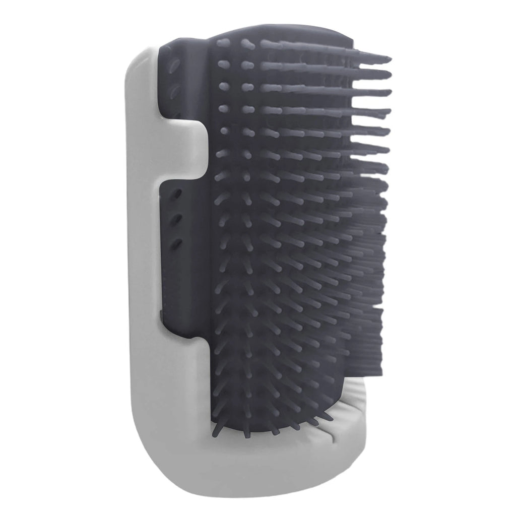 Cat Self Groomer with Catnip Wall Corner Massage Comb Scratcher Grooming Brush
