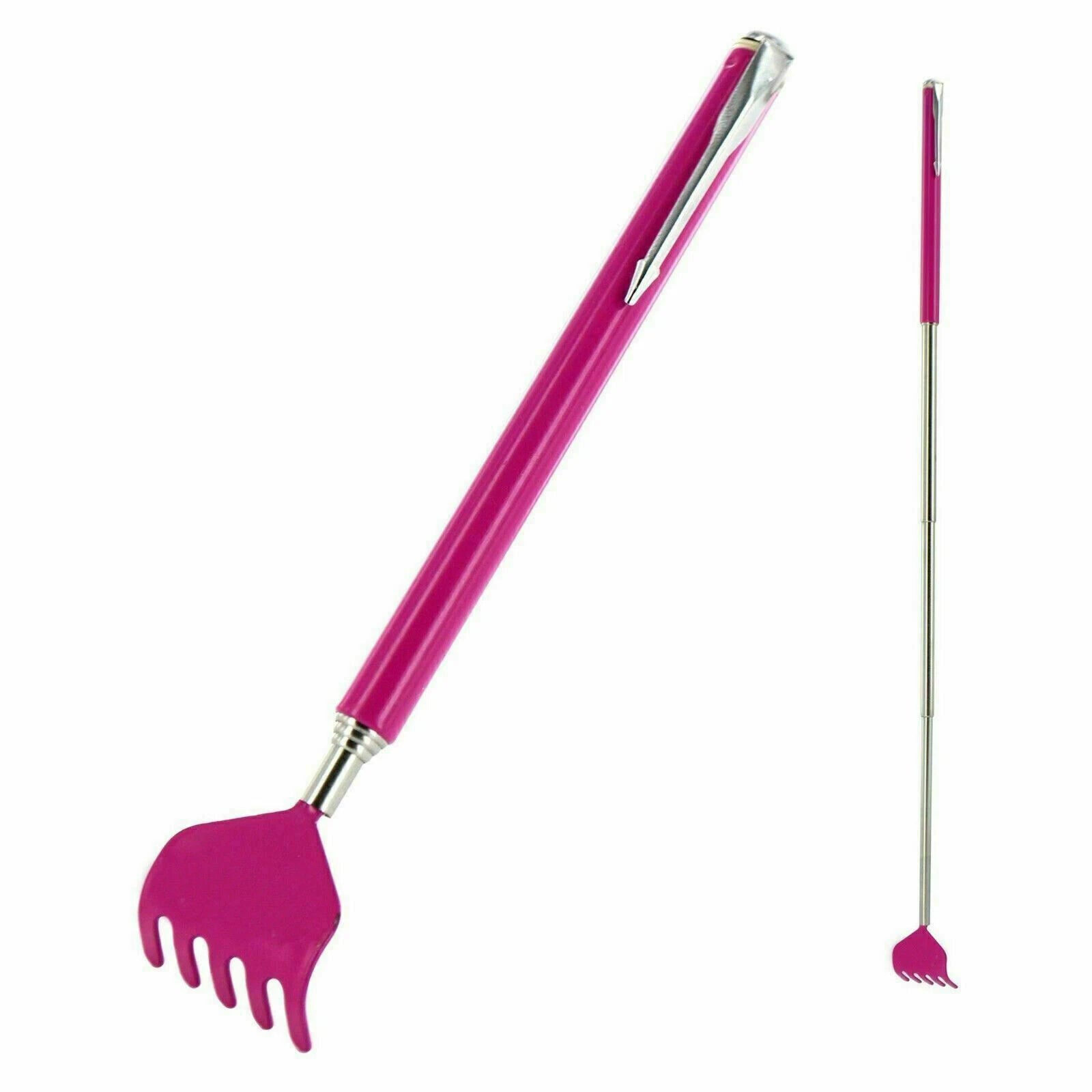 2 x Massage Tool Handy Extendable Back Scratcher Handy Pen Style Pocket 51cm