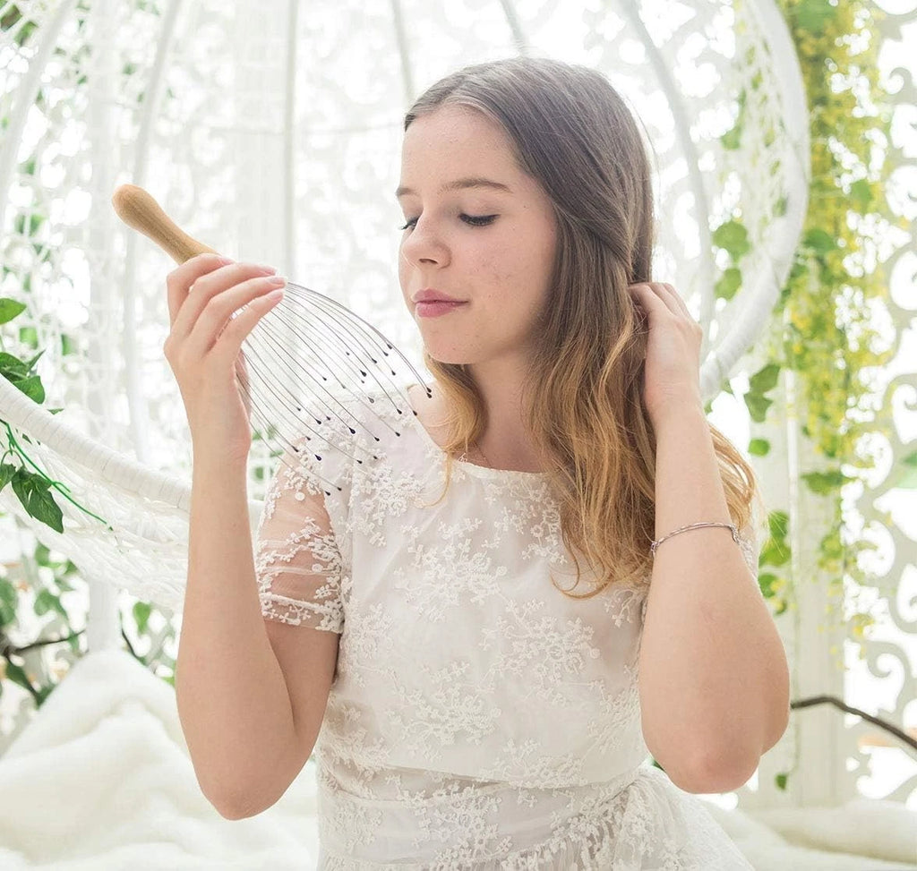 USAGA 28 Finger Head Scratcher, Massager, Scalp Massager for Body...