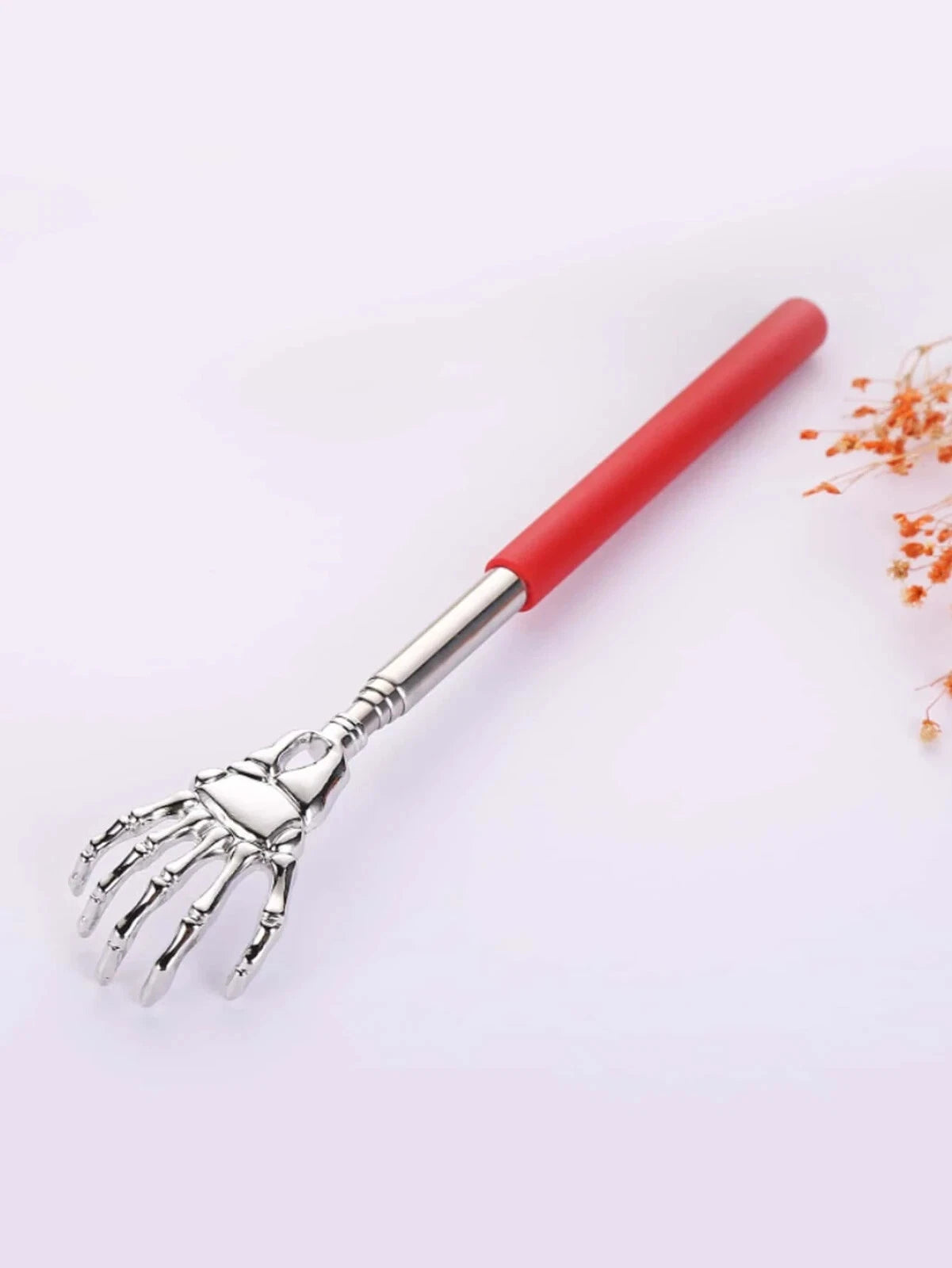 EAGLE CLAW/RAKE BACK SCRATCHER Metal Extending Massager NEW Telescopic Portable