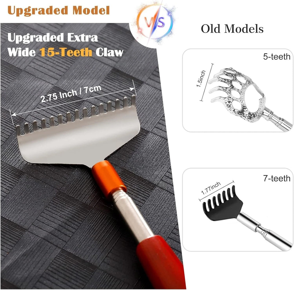 Long Back Scratcher with Safe Rounded Claw - Perfect for Versatile Massaging