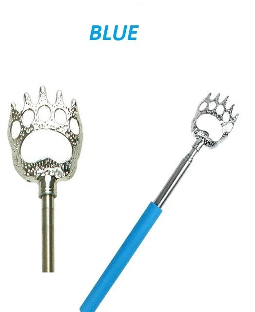 Metal Bear Extending Claw Back Scratcher Extendable Telescopic Portable Massager
