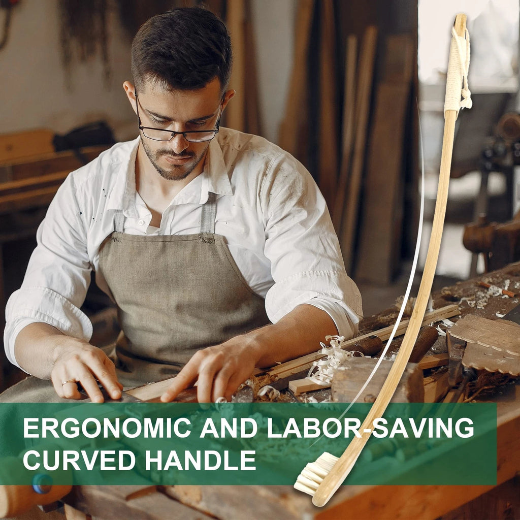 Renook Oversized Back Scratcher Wooden Body Scratcher with 22 Long Curved