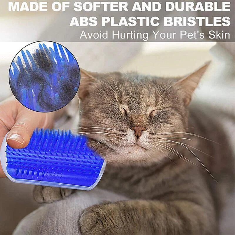 Cat Scratcher Massager for Cats Scratching Pets Brush Remove Hair Comb Grooming