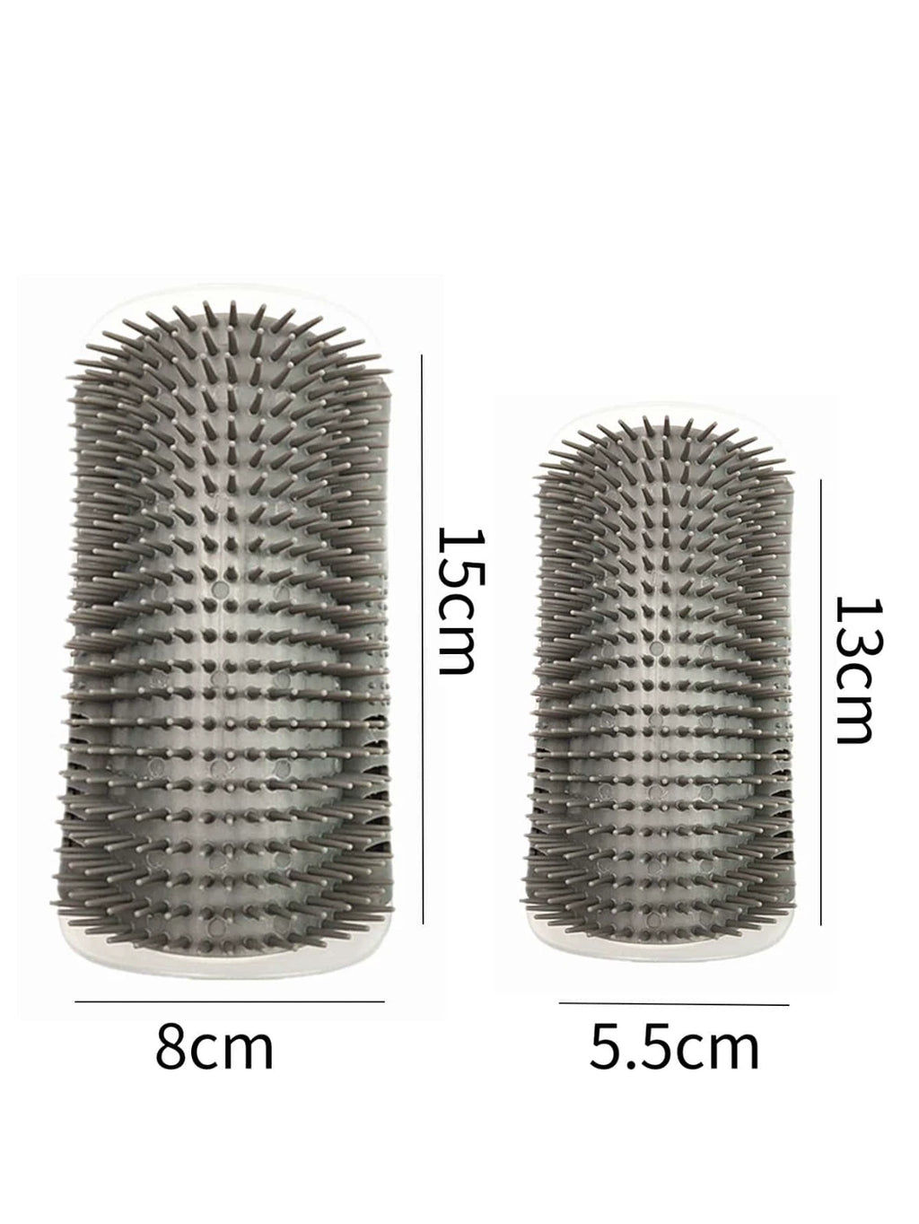 1x Cat Self Groomer Brush Wall Corner Grooming Brush Massage hair scratcher