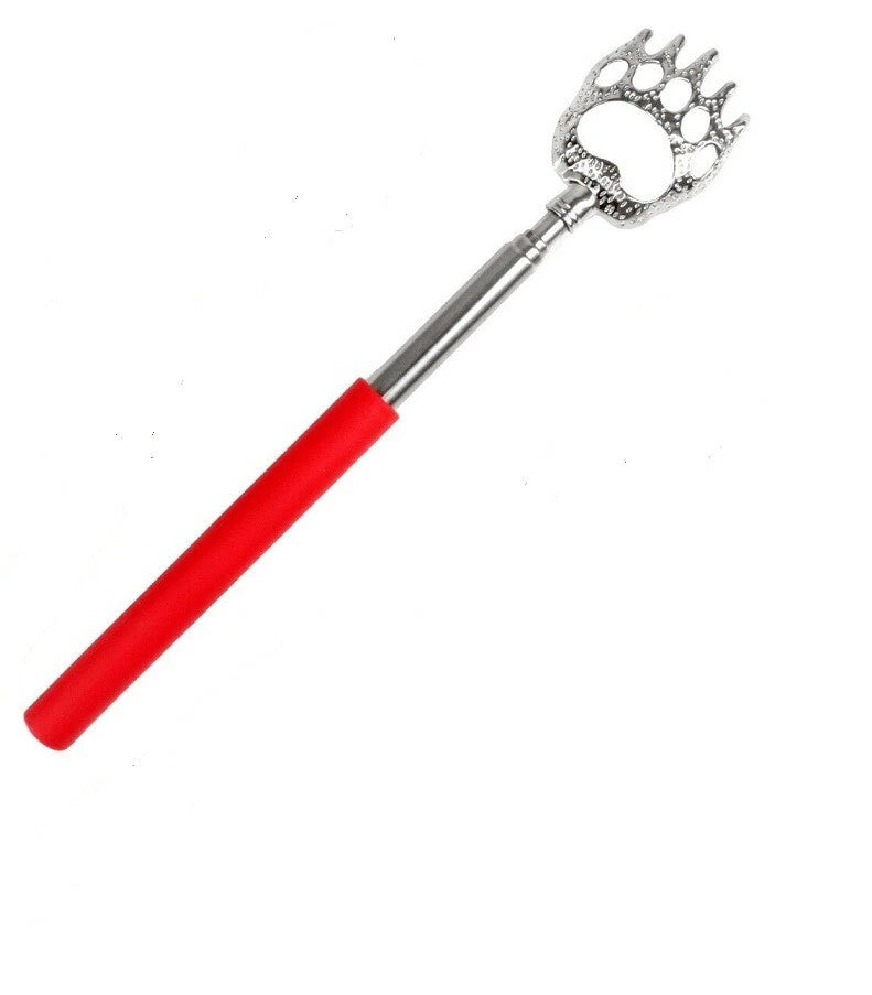 BEAR CLAW  BACK SCRATCHER Metal Extending Massager Telescopic Portable UK.