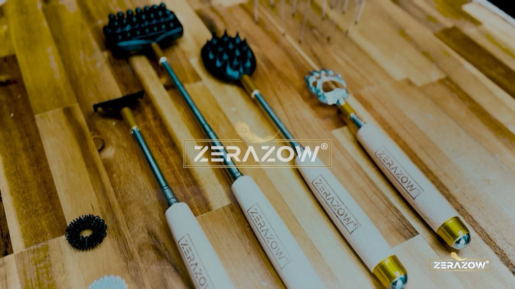 ZERAZOW® Telescoping Back Scratcher 9Pcs Set Includes | Backscratcher for Men