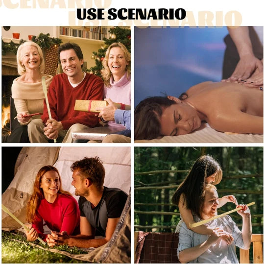 12 PCS Natural Bamboo Back Scratcher Traditional Wooden Back Scratcher,Long Back