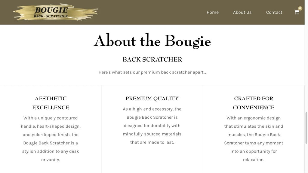 BACK SCRATCHER GOLD DIPPED 17.5"  BRAND NEW!