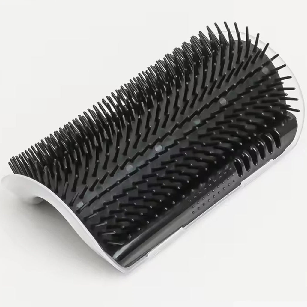 Cat Self-Groomer & Face Scratcher -Wall Corner Massage Comb, Grooming Brush Tool