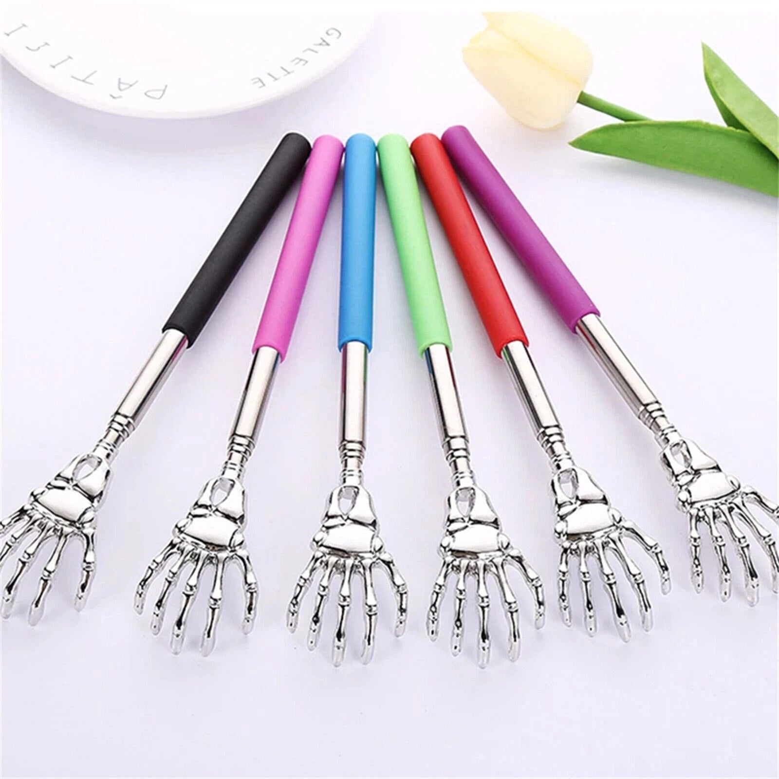 Extendable Back scratcher metal claw telescoping backscratcher massager extend