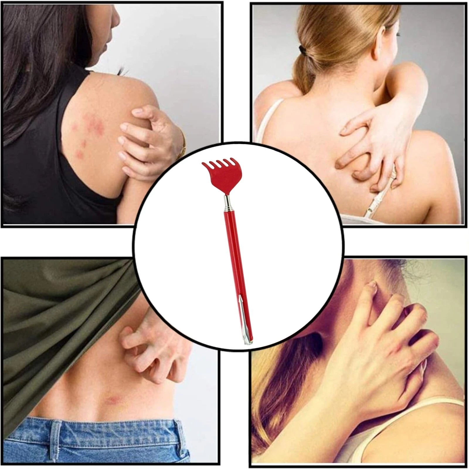 36cm Extendable Back Scratcher Home Essential Retractable Portable Tickler Gift